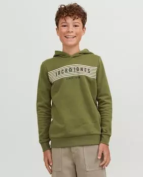 Толстовка для мальчика Jack & Jones, темно-зеленый