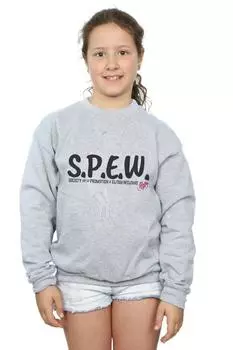 Толстовка Добби SPEW Harry Potter, серый