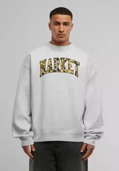 Толстовка DUCK CAMO ARC CREWNECK Market, серый