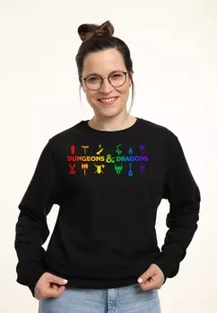 Толстовка DUNGEONS & DRAGONS RAINBOW CLASSES Henry Tiger, черный