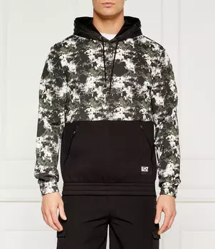 Толстовка EA7 Regular Fit, черный