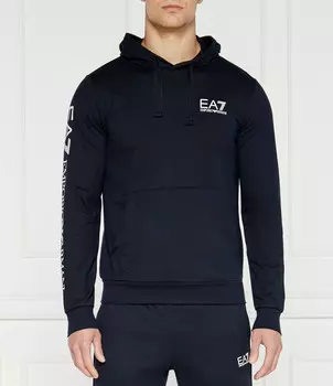 Толстовка EA7 Regular Fit, темно-синий