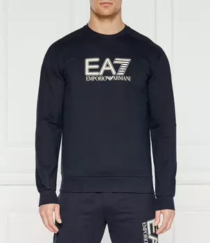 Толстовка EA7 Slim Fit, темно-синий