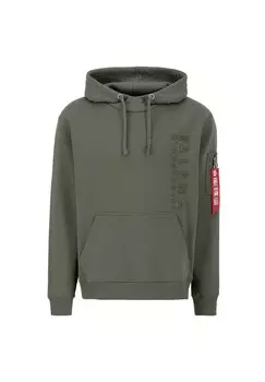 Толстовка EMB Alpha Industries, темно-зеленый