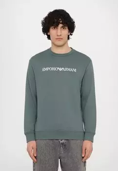 Толстовка Emporio Armani, зеленый