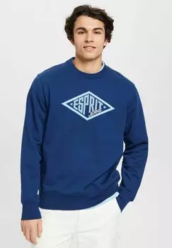 Толстовка Esprit Mit Logo-Print, синий