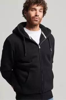 Толстовка Essential на молнии Superdry, черный