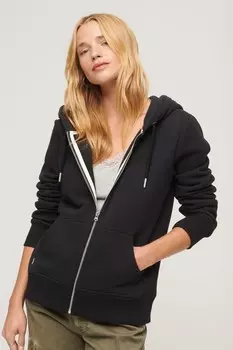 Толстовка Essential с логотипом Superdry, черный