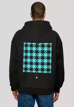 Толстовка F4NT4STIC "Houndstooth Negative", принт, черный