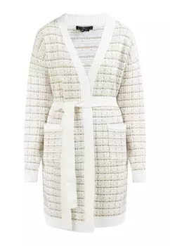 Толстовка faina Cardigan Mit Effektgarn, белый