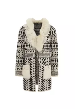 Толстовка faina Strickjacke, белый