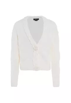 Толстовка faina Strickjacke, белый