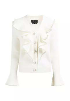 Толстовка faina Strickjacke, белый