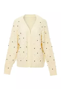 Толстовка faina Strickjacke, белый