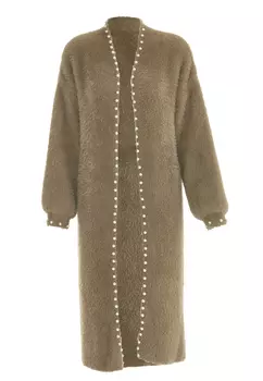 Толстовка faina Strickjacke, бежевый