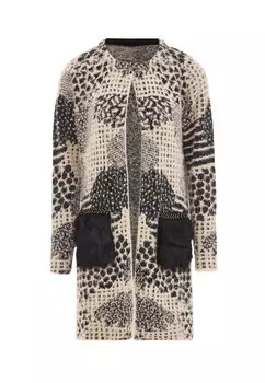 Толстовка faina Strickjacke, бежевый