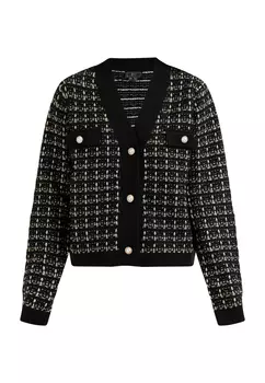 Толстовка faina Strickjacke, черный