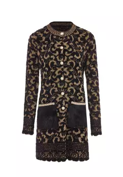 Толстовка faina Strickjacke, черный