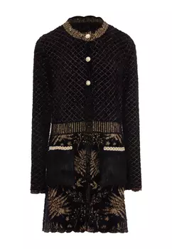 Толстовка faina Strickjacke, черный