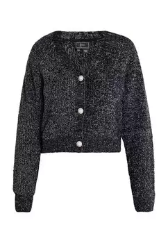 Толстовка faina Strickjacke, черный