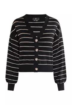 Толстовка faina Strickjacke, черный