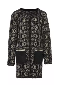 Толстовка faina Strickjacke, черный