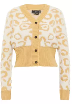 Толстовка faina Strickjacke, цвет Wollweiss Hellkamel