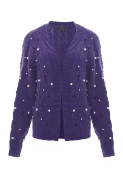 Толстовка faina Strickjacke, фиолетовый