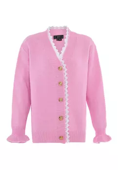 Толстовка faina Strickjacke, лавандовый