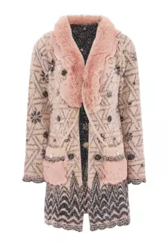 Толстовка faina Strickjacke, розовый