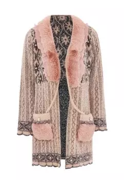 Толстовка faina Strickjacke, розовый
