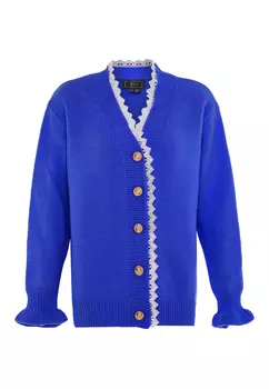 Толстовка faina Strickjacke, синий