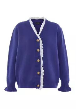Толстовка faina Strickjacke, синий