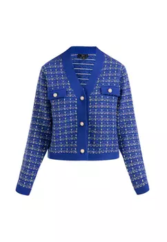 Толстовка faina Strickjacke, темно-синий