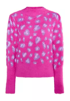 Толстовка faina Strickpullover, розовый
