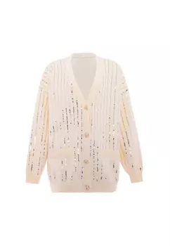 Толстовка faina Sweater, белый