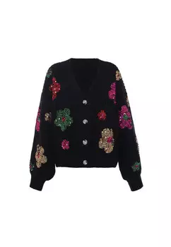 Толстовка faina Sweater, черный