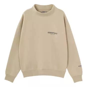 Толстовка Fear of God Essentials FW21 Mock Neck Sweatshirt Beige, бежевый