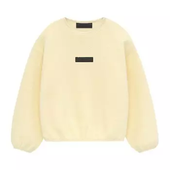 Толстовка Fear of God Essentials Kids Polar Fleece Crewneck, цвет Garden Yellow