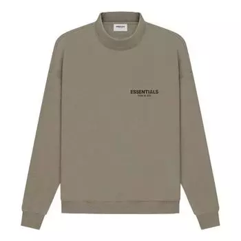 Толстовка Fear of God Essentials SS21 Pull-Over Mockneck Taupe, коричневый