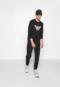 Толстовка FELPA Emporio Armani, черный