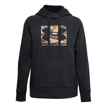 Толстовка fleece black Under Armour, черный