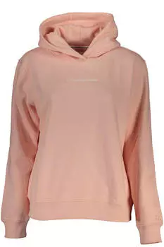 Толстовка флисовая Calvin Klein с капюшоном, розовый