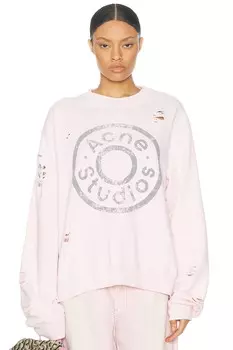 Толстовка Франциска Acne Studios, цвет Faded Pink