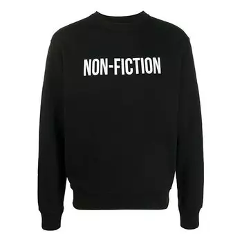Толстовка fw20 non-fiction printing pullover men black Off-White, черный