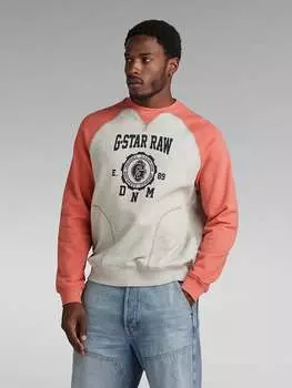 Толстовка G-Star, цвет orange/grau