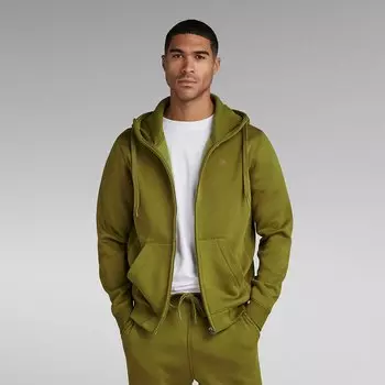 Толстовка G-Star D16122-C235 Premium Core Full Zip, зеленый