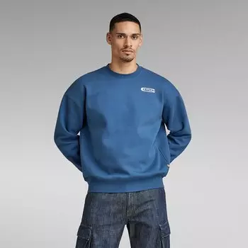 Толстовка G-Star Old Skool Back Gr, синий