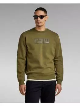 Толстовка G-Star Raw Sweatshirt, зеленый