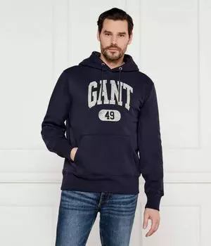 Толстовка Gant 49 Arch Graphic, синий